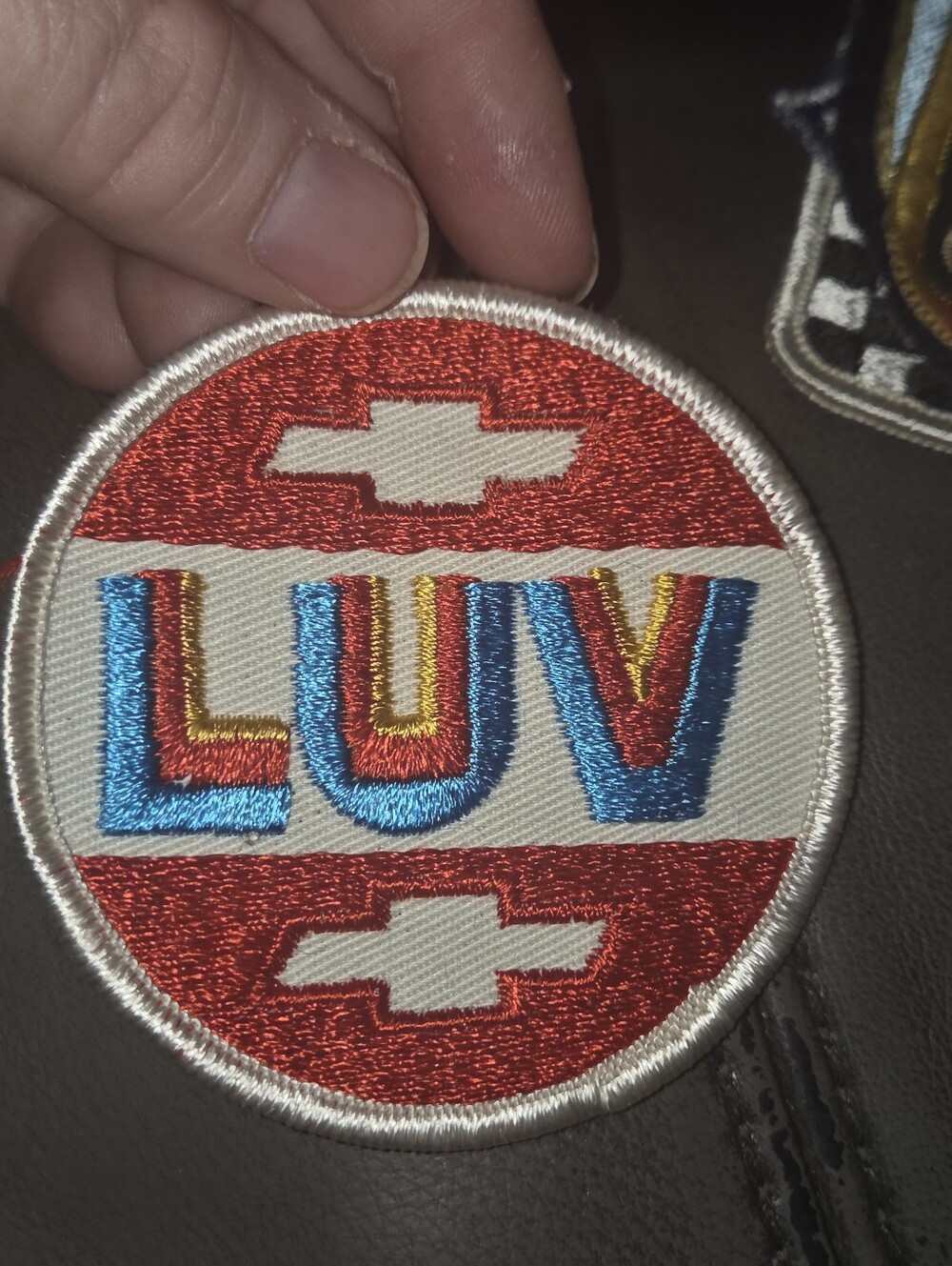 Vintage 1970s Chevrolet Luv Embroidered Truck Patch